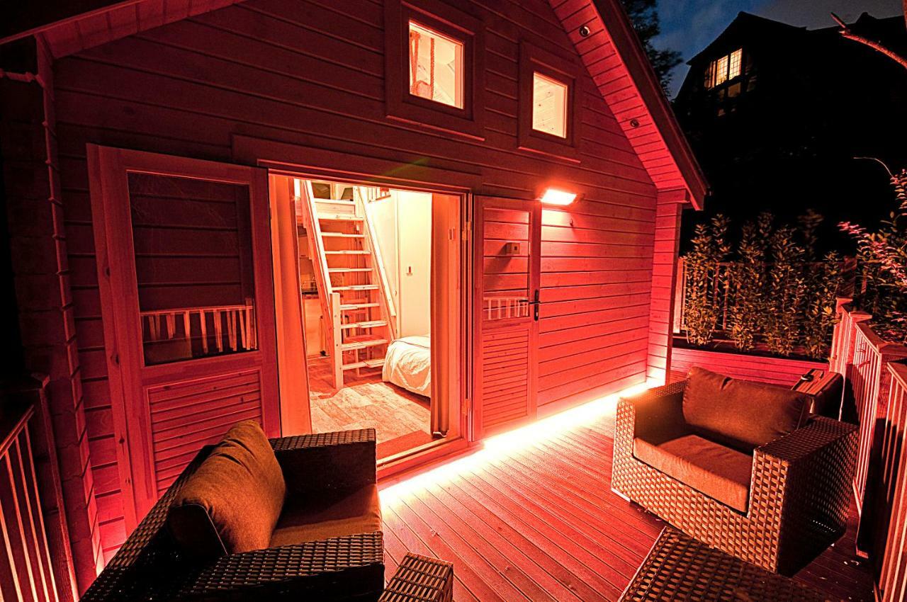 Alum Chine Log Cabin Villa Bournemouth Eksteriør billede